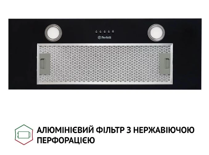 Витяжка вбудована Perfelli BI 7652 BL 1000 LED - изображение 2