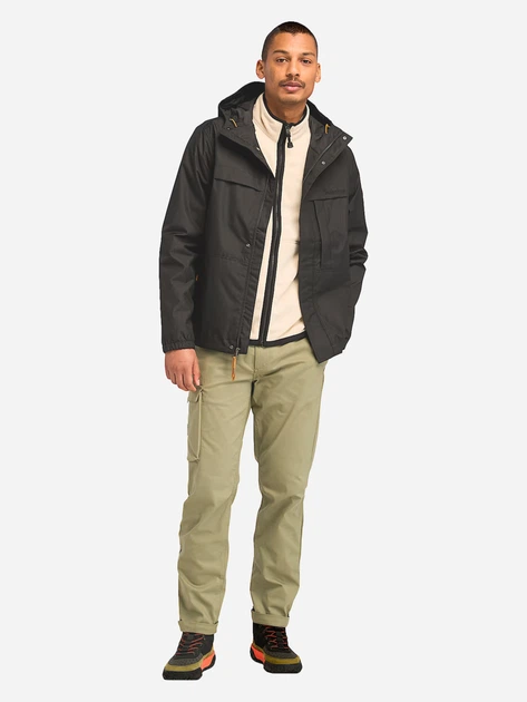 Kurtka wiatrówka męska przeciwdeszczowa Timberland TB0A5XRS L Czarna (196247485455) - obraz 3