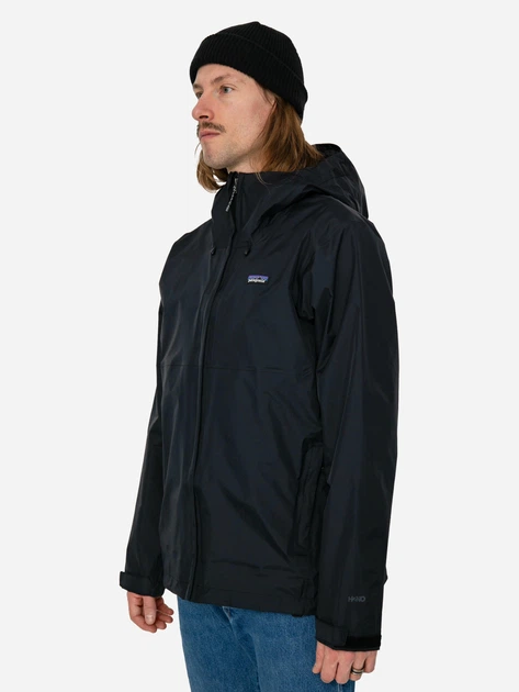 Вітровка чоловіча Patagonia Torrentshell 3L Jacket 85241-BLK XL Чорна (195699586918) - зображення 3