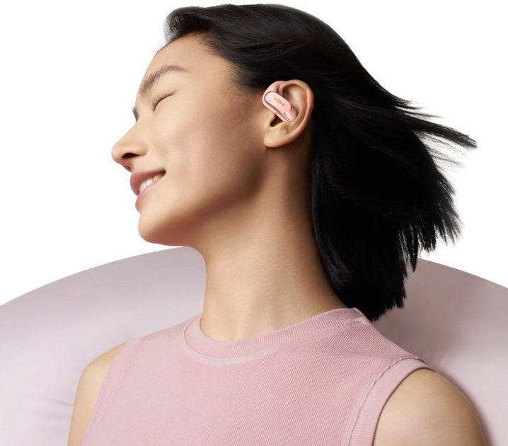 Słuchawki bezprzewodowe Shokz OpenFit Air Pink (810092678687) - obraz 5