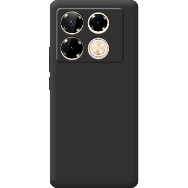 Чехол силиконовый Infinix Note 40 Pro Черный (59519) - Фото 1 Чехол силиконовый Infinix Note 40 Pro Черный (59519) - изображение 1