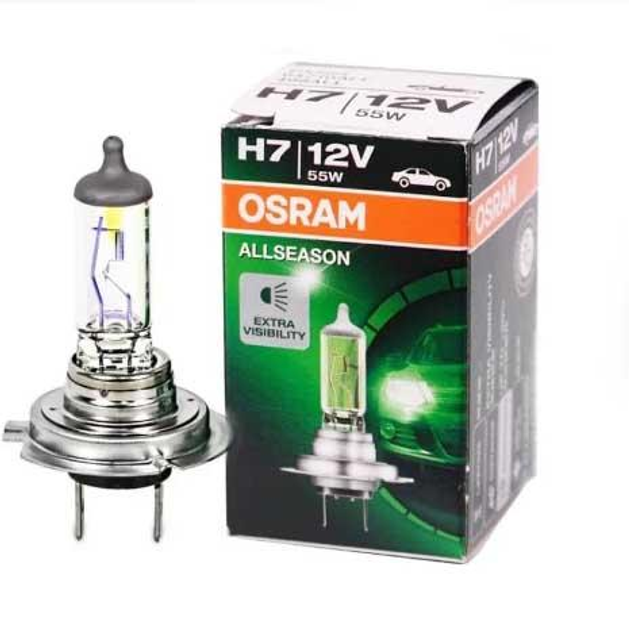Галогенная лампа Osram H7 ALLSEASON 12V 55W 64210ALL (02126) – фото ...