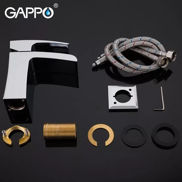 Змішувач для умивальника GAPPO G1007-20 хром - зображення 5