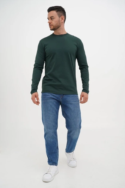 Лонгслив Trend Collection 386 Изумрудный (№8 d.green) M - изображение 3