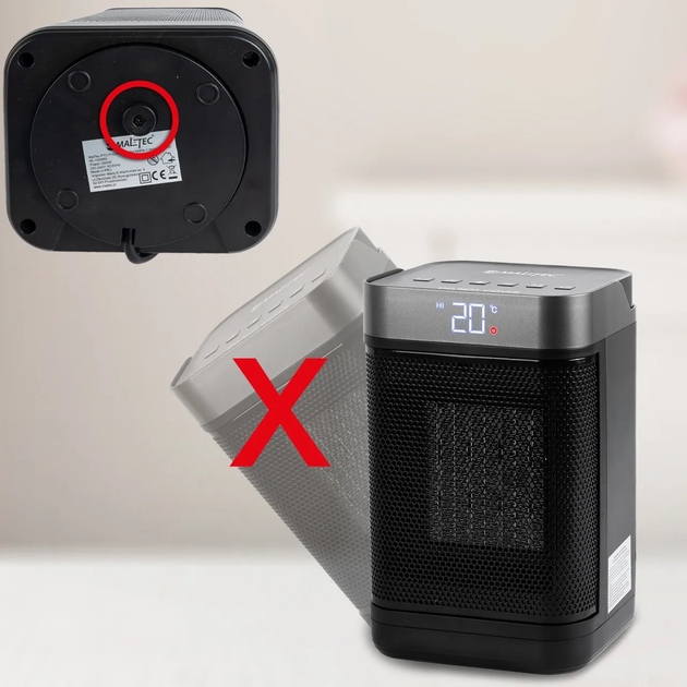 Тепловентилятор Maltec ProLine1500 с функцией осцилляции и пультом ду - Фото 14 Тепловентилятор Maltec ProLine1500 с функцией осцилляции и пультом ду - изображение 14