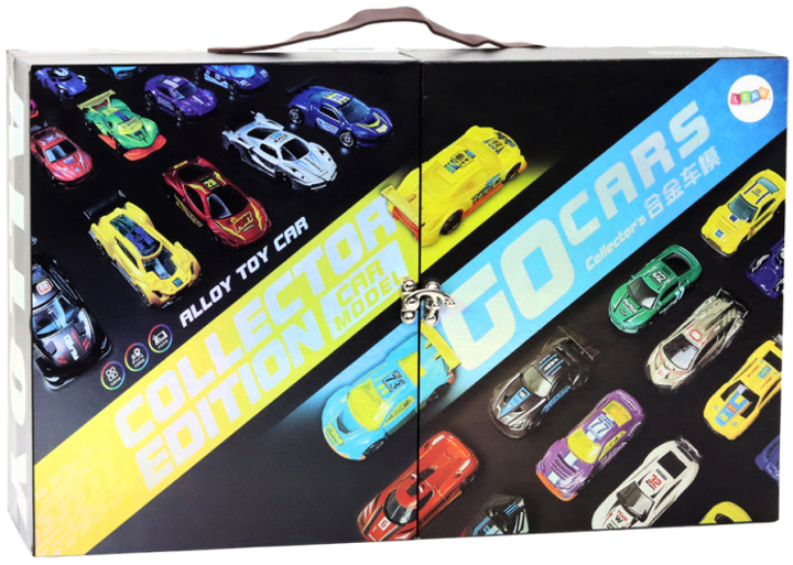 Zestaw do zabawy LEAN Toys w walizce Samochody sportowe Sygnał Droga (5905991019763) - obraz 5