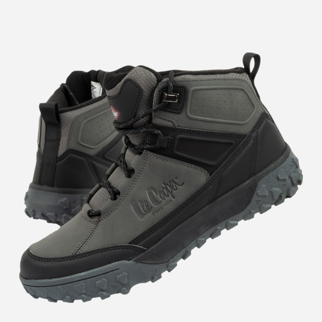 Чоловічі черевики для трекінгу Lee Cooper LCJ-24-01-2939M 45 29.5 см Сірий/Чорний (5904292157105) - зображення 5