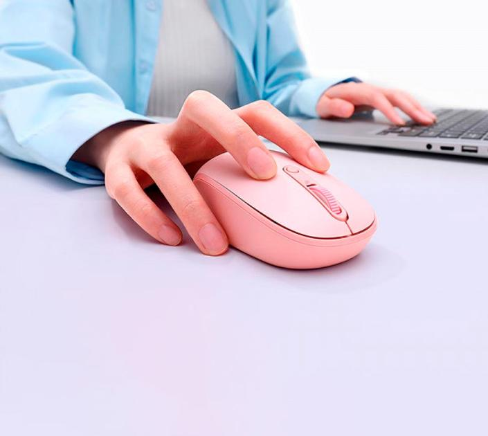 Компьютерная мышь Baseus F01B Tri-Mode Wireless Mouse Baby Pink B01055503413-00 - изображение 7