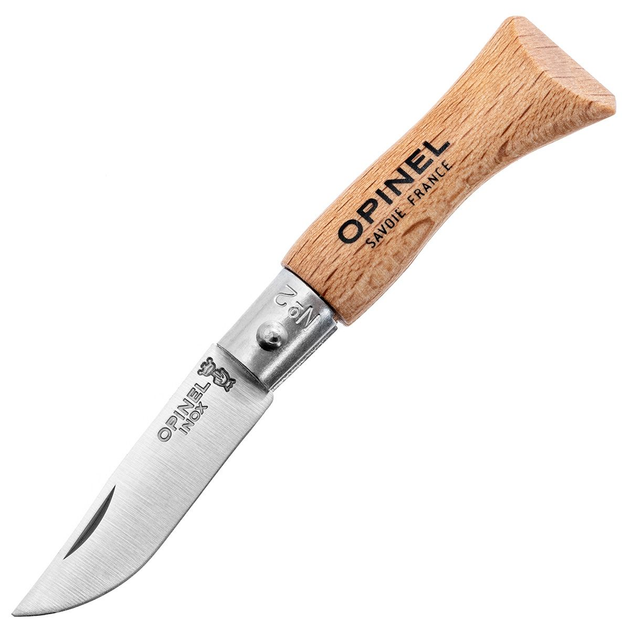 Складной нож Opinel Inox №2 нержавеющая сталь (001070) - изображение 1