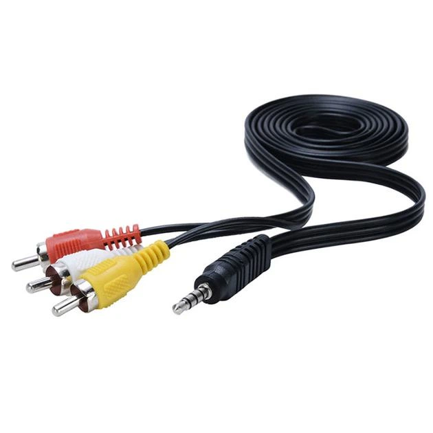 AV Кабель для Смарт тв приставок 3.5 мм (mini-Jack) - Тюльпаны (3хRCA) , 1.5 метра - Фото 4 AV Кабель для Смарт тв приставок 3.5 мм (mini-Jack) - Тюльпаны (3хRCA) , 1.5 метра - изображение 4