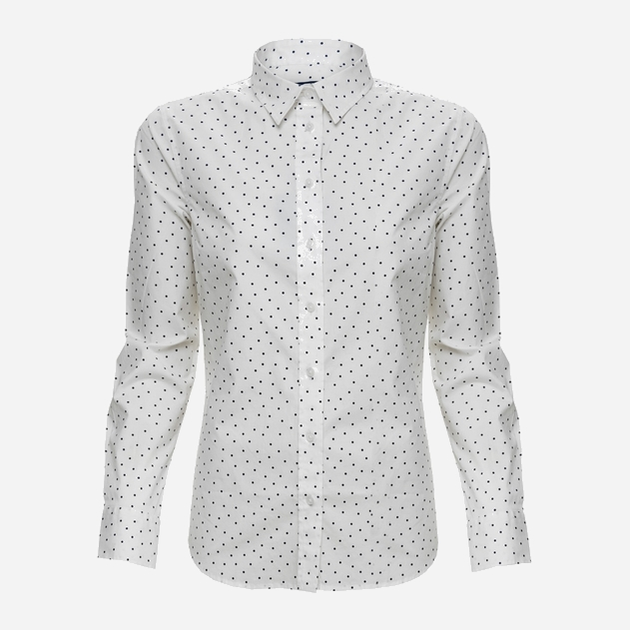 Koszula damska bawełniana GANT French Dot Stretch Broadcloth 4322033 40 Biała (7325705698646) - obraz 4