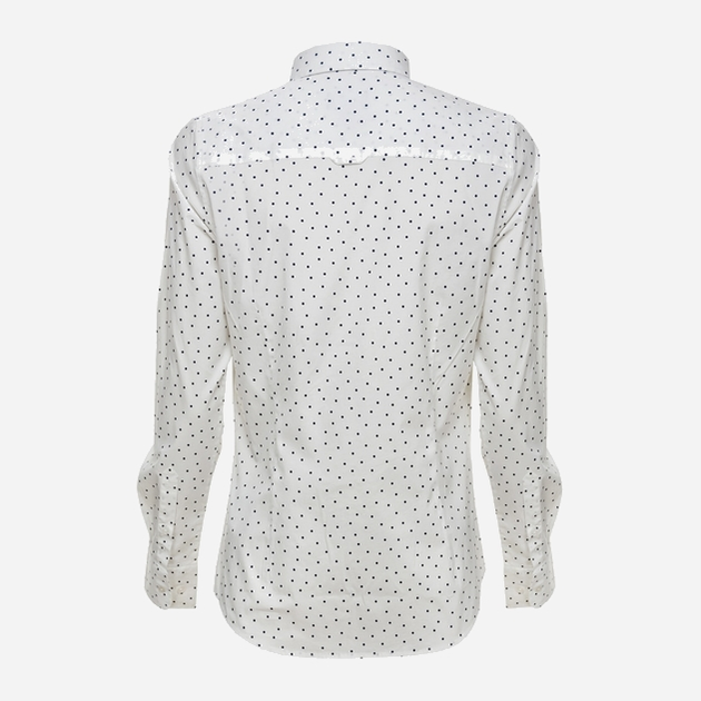 Сорочка жіноча GANT French Dot Stretch Broadcloth 4322033 42 Біла (7325705698653) - зображення 5