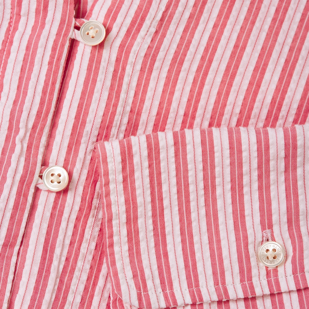 Сорочка жіноча GANT Pp Seersucker Shirt 4311127 38 Рожева (7325705730957) - зображення 7