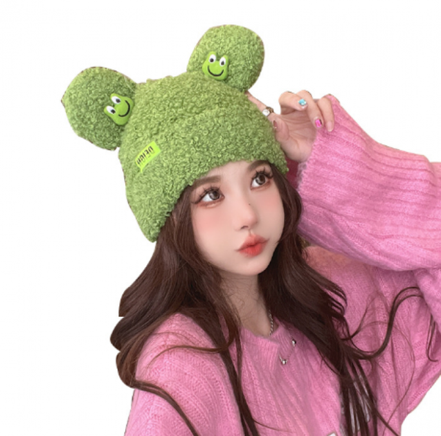 Шапка Куроми, аниме Frog Пепе (Kuromi ) геншен, манги, hello kitty, Санріо Кітті, Мелоди зеленый (AN)26382 - изображение 3