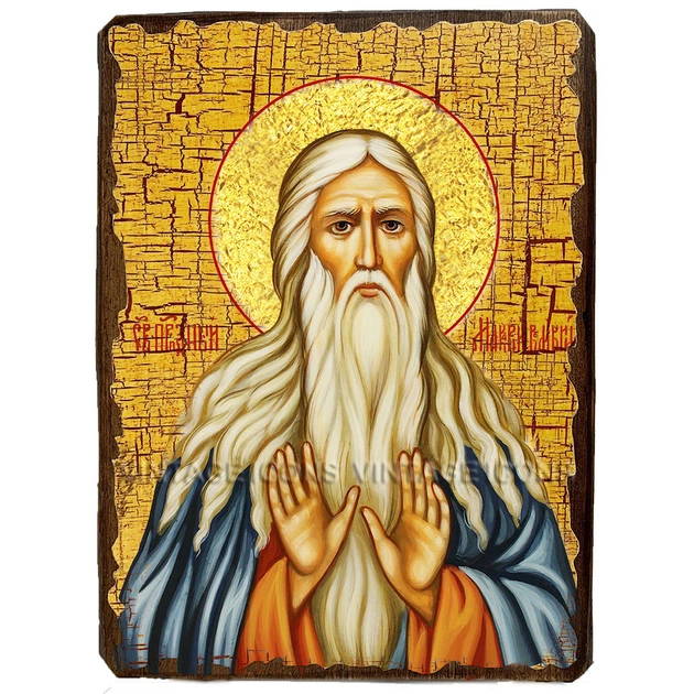Ікона Макарій Великий Преподобний, ікона на дереві 300х400 мм (1199-4) - Фото 1 Ікона Макарій Великий Преподобний, ікона на дереві 300х400 мм (1199-4) - зображення 1