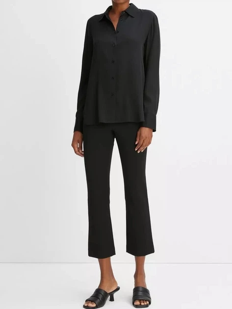 Сорочка жіноча Vince vinvr59911679-001blk XL Чорна (190820467609) - зображення 3