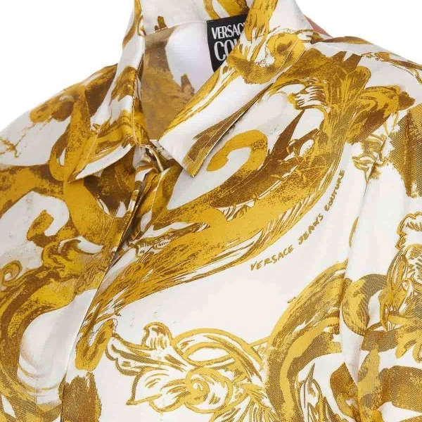 Koszula damska Versace Jeans Couture vjc76hal201ns407g03 44 Biały/Żółty (8052019658613) - obraz 4