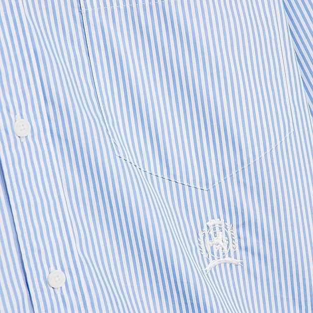 Koszula damska Tommy Hilfiger thww0ww41675ybl S Niebieska (8720646877614) - obraz 8