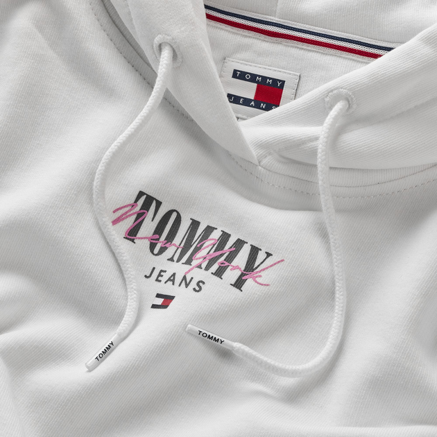 Худі жіноче Tommy Jeans DW0DW17797-YBR S Біле (8720646681617) - зображення 6