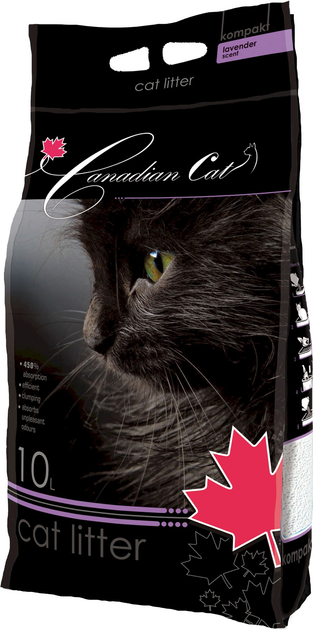 Żwirek bentonitowy Canadian Cat Lavender 10 L (5905397018018) - obraz 1