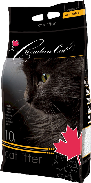 Бентонітовий наповнювач для котячих туалетів Canadian Cat Natural 10 л (5905397018025) - зображення 1