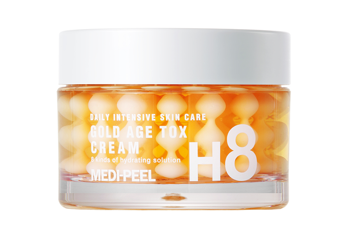 Восстанавливающий антивозрастной крем для лица Medi-Peel Gold Age Tox Cream, 50 мл - Фото 1 Восстанавливающий антивозрастной крем для лица Medi-Peel Gold Age Tox Cream, 50 мл - изображение 1