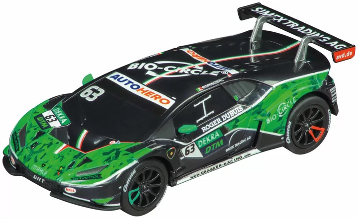 Автомобіль Carrera Go!!! Lamborghini Huracán Mirko Bortolotti No.63 (4007486642287) - зображення 1