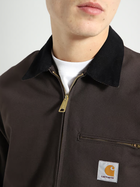 Kurtka jesienna męska Carhartt WIP Detroit Jacket "Tobacco Black" I032940-1YL01 2XL Brązowa (4064958786054) - obraz 5
