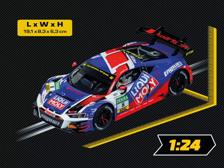 Auto Carrera Digital 124 Audi R8 LMS GT3 evo II Engstler Motorsport No.8 DTM 2023 (4007486239661) - obraz 3