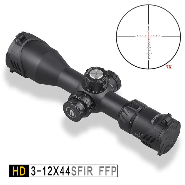 Оптический прицел Discovery Optics HD 3-12X44 SFIR FFP - изображение 1