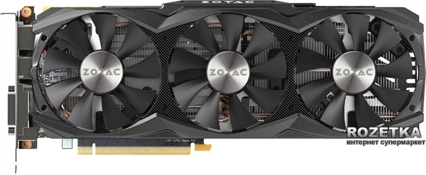 Видеокарта Zotac PCI-Ex GeForce GTX 980 Ti AMP! 6144MB GDDR5