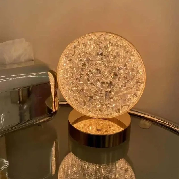Настільна лампа з кристалами та діамантами Creatice Table Lamp 19 4 Вт - зображення 7