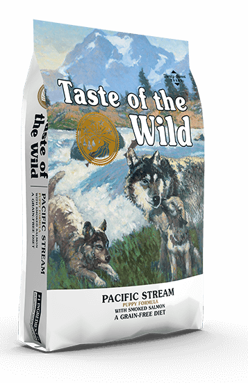 Сухий беззерновий корм Taste of the Wild Pacific Stream Puppy with smoked salmon для цуценят усіх порід з лососем 12.2 кг (арт 9757-HT60) - Фото 1 Сухий беззерновий корм Taste of the Wild Pacific Stream Puppy with smoked salmon для цуценят усіх порід з лососем 12.2 кг (арт 9757-HT60) - изображение 1