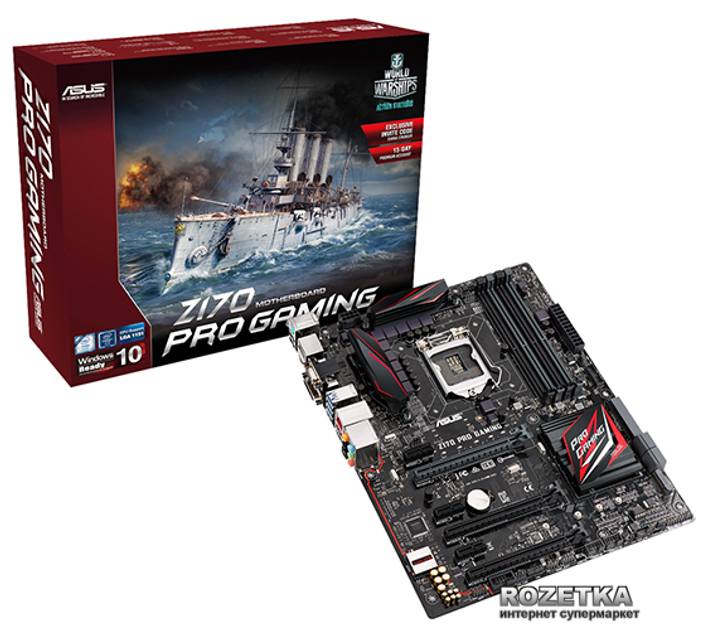 Материнская плата Asus Z170 Pro Gaming (s1151, Intel Z170, PCI-Ex16) – фото, отзывы, характеристики в интернет-магазине ROZETKA | Купить в Украине: Киеве, Харькове, Днепре, Одессе, Запорожье, Львове Материнская плата Asus Z170 Pro Gaming (s1151, Intel Z170, PCI-Ex16) – фото, отзывы, характеристики в интернет-магазине ROZETKA | Купить в Украине: Киеве, Харькове, Днепре, Одессе, Запорожье, Львове