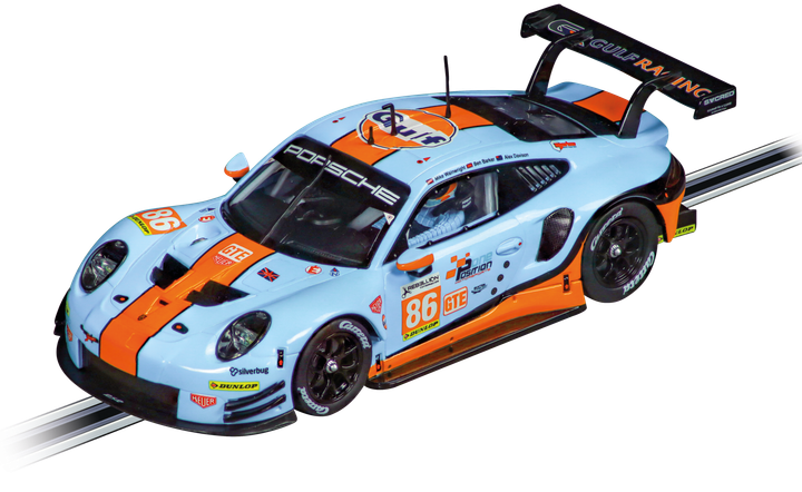 Auto Carrera Evolution Porsche 911 RSR Gulf Racing Mike Wainwright No.86 Silverstone 2018 (4007486277809) - obraz 2