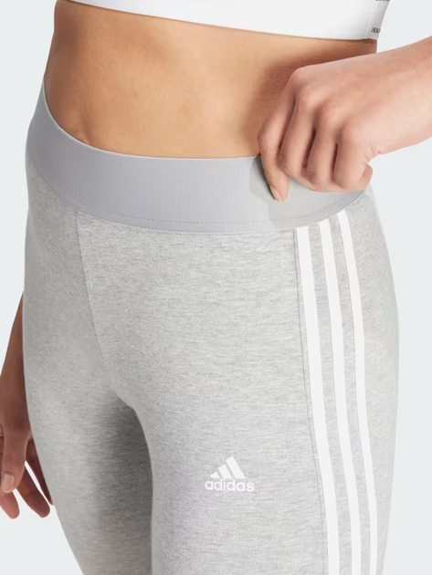 Legginsy sportowe damskie adidas W 3S Leg GV6017 M Szare (4064044749437) - obraz 4