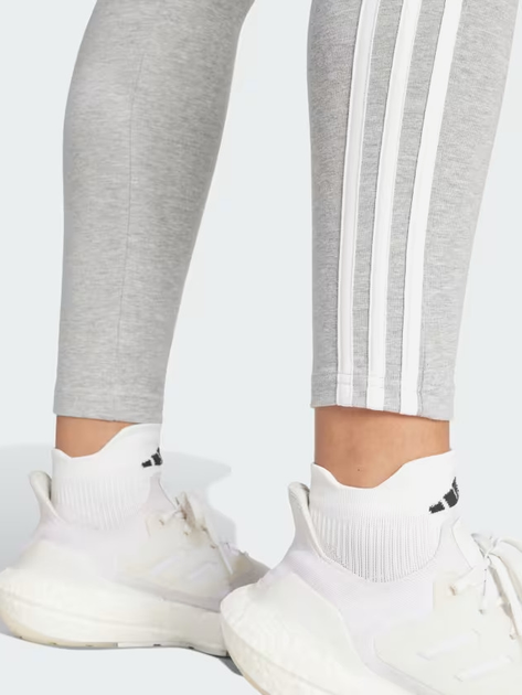 Спортивні легінси жіночі adidas W 3S Leg GV6017 S/L Сірі (4062064351678) - зображення 4