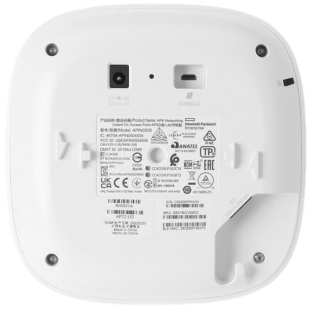 Точка доступа HPE ARUBA Instant On AP22 White (R4W02A) - изображение 2