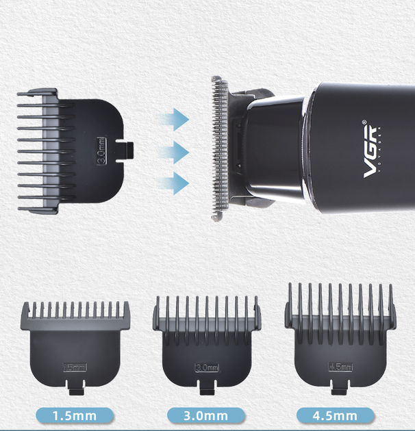 Триммер универсальный VGR V-937 Professional Hair Trimmer 2000 mAh - изображение 5