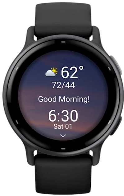 Смарт-годинник Garmin Vivoactive 5 42.2 mm Black/Slate (010-02862-10) - зображення 3