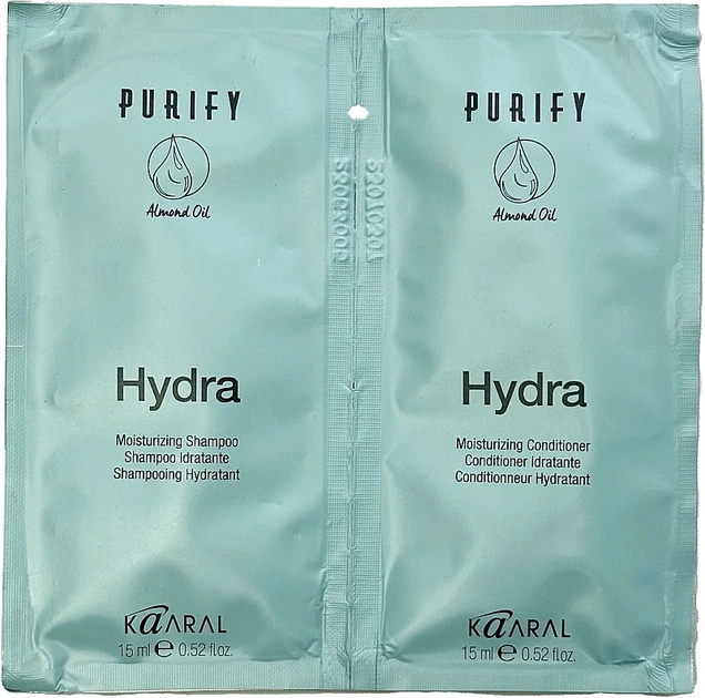 Набір пробників для волосся - Kaaral Purify Hydra (shm/15ml + cond/15ml) Набір пробників для волосся (1174082-0-2) - Фото 1 Набір пробників для волосся - Kaaral Purify Hydra (shm/15ml + cond/15ml) Набір пробників для волосся (1174082-0-2) - зображення 1