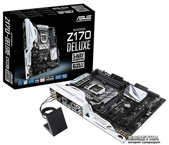 Материнская плата Asus Z170-Deluxe (s1151, Intel Z170, PCI-Ex16