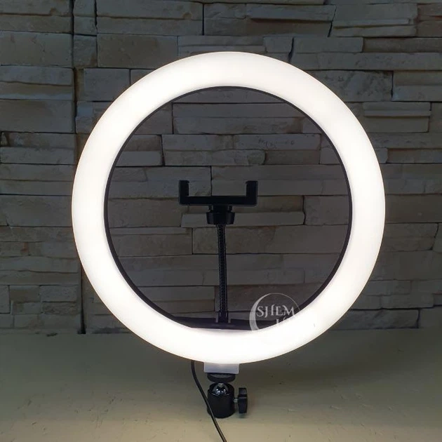 Кольцевая светодиодная Led лампа Ring Fill Light 30 cм с держателем для телефона QX-300 - изображение 8