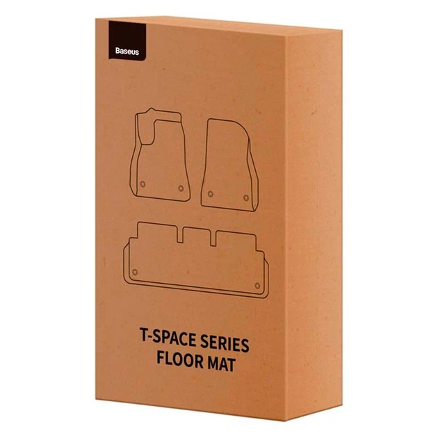 Комплект автоковриков в салон Baseus T-Space Series 3-Piece Floor Mat for Tesla Model Y - изображение 11
