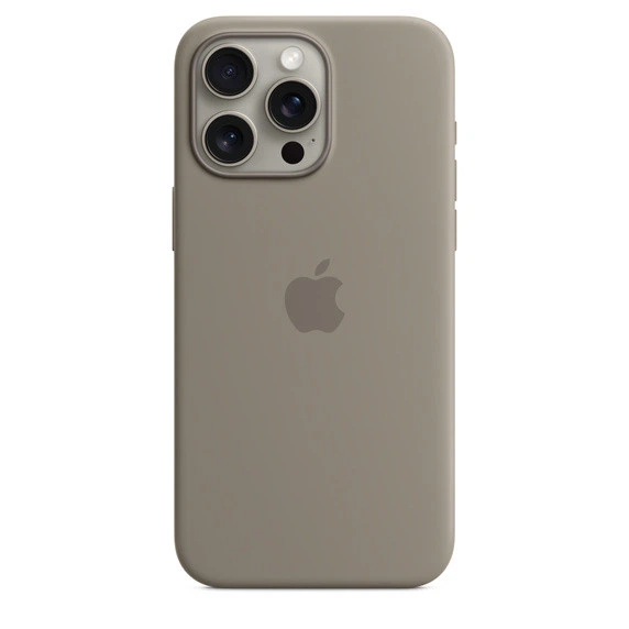 Чехол Silicone Case with MagSafe для iPhone 15 Pro Max - Clay - Фото 1 Чехол Silicone Case with MagSafe для iPhone 15 Pro Max - Clay - изображение 1