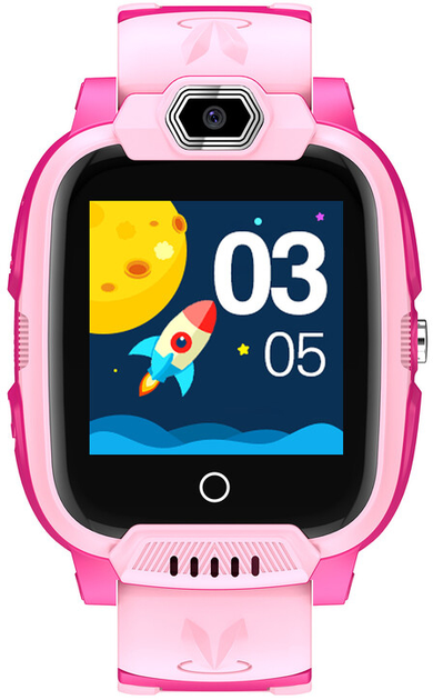 Smartwatch dla dzieci Canyon Jondy KW-44 Kids 4G Camera GPS Wi-Fi Music Pink (CNE-KW44PP) - obraz 1