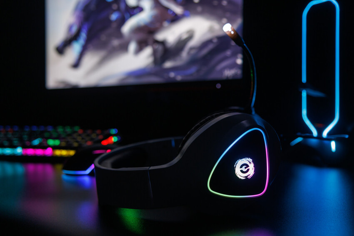 Słuchawki Canyon Shadder GH-6 Gaming 3.5 mm RGB Black (CND-SGHS6B) - obraz 7