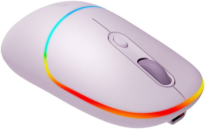 Миша Canyon MW-22 Dual Band RGB Wireless Pearl Rose (CNS-CMSW22PR) - зображення 4