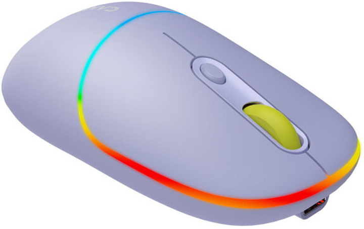 Миша Canyon MW-22 Dual Band RGB Wireless Mountain Lavender (CNS-CMSW22ML) - зображення 5