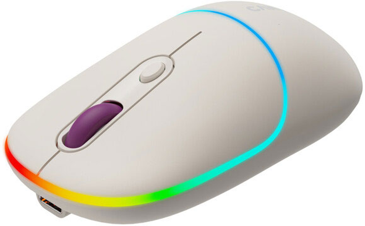 Миша Canyon MW-22 Dual Band RGB Wireless Rice (CNS-CMSW22RC) - зображення 5